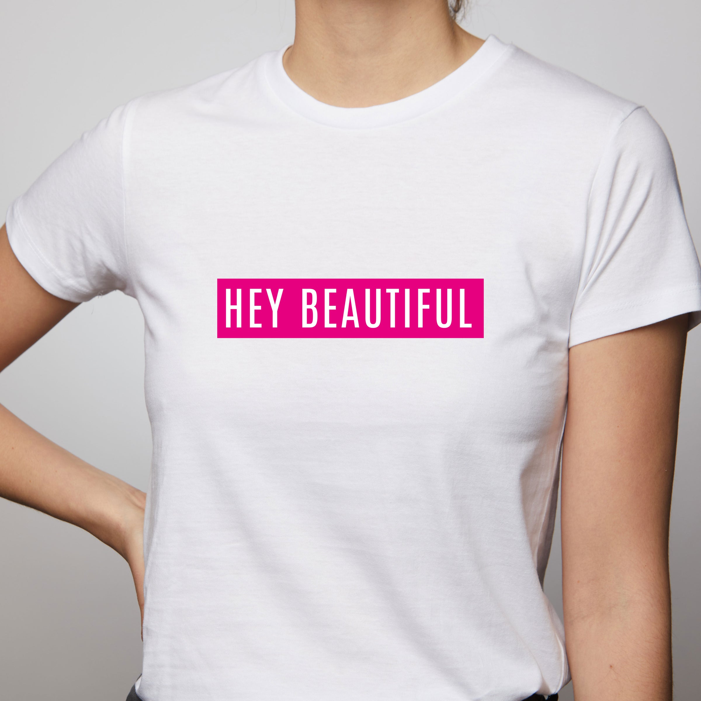 Hey Beautiful T-Shirt - White