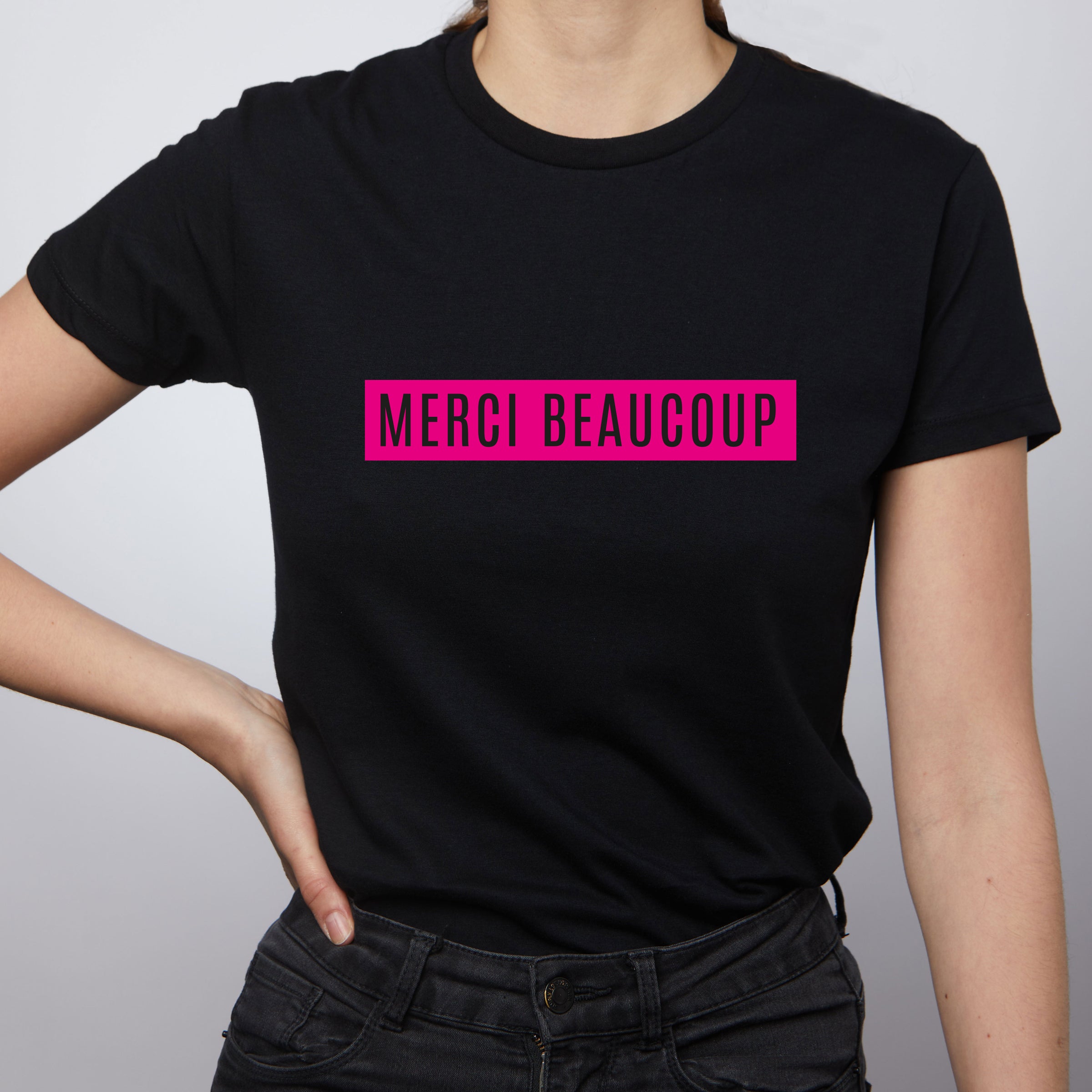 Merci Beaucoup T-Shirt - Black
