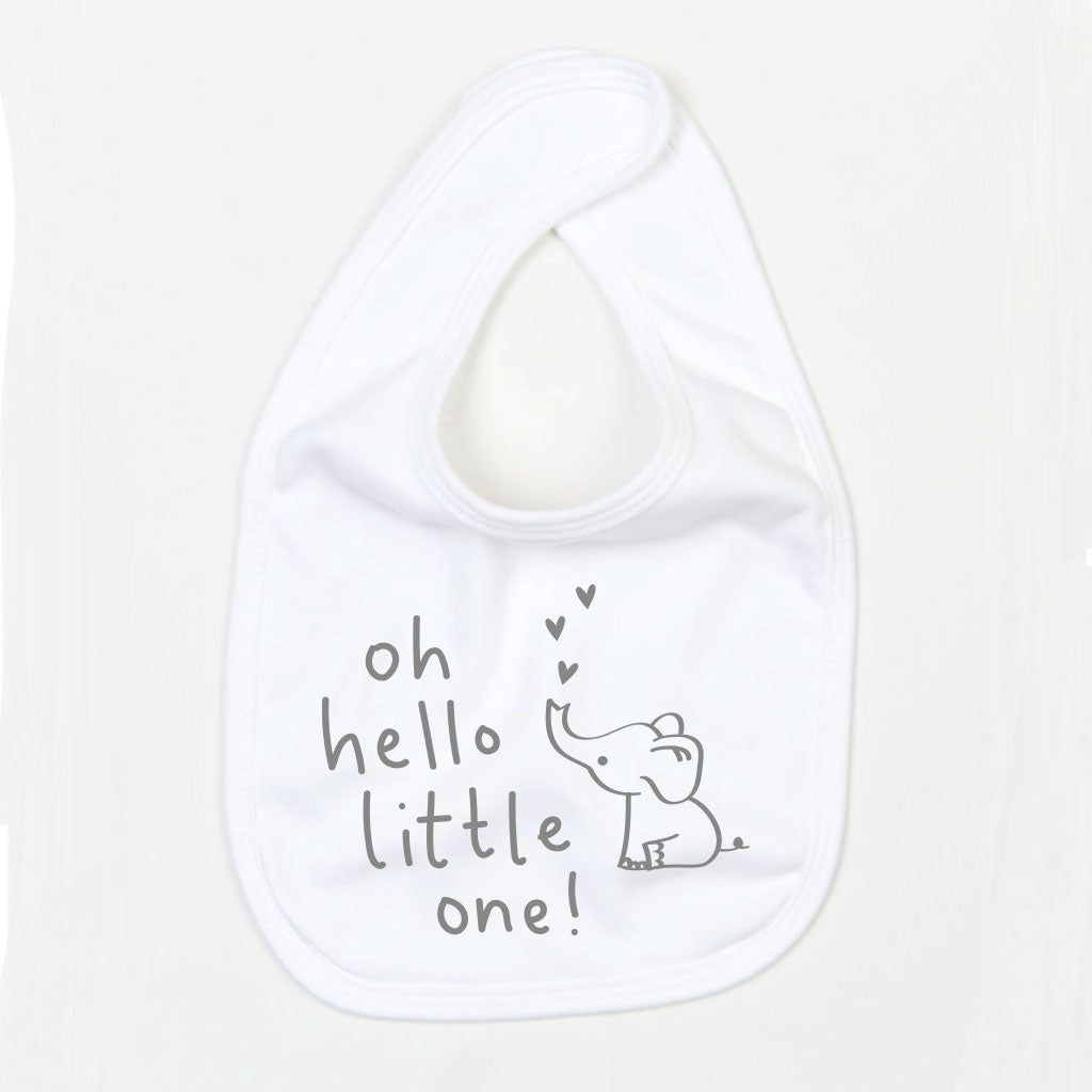 Little One Bib - White