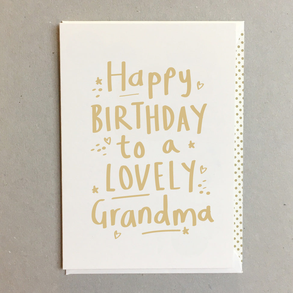 Lovely Grandma Birthday BS36