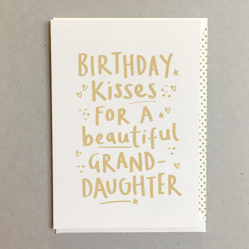 Lovely Granddaughter Birthday BS37