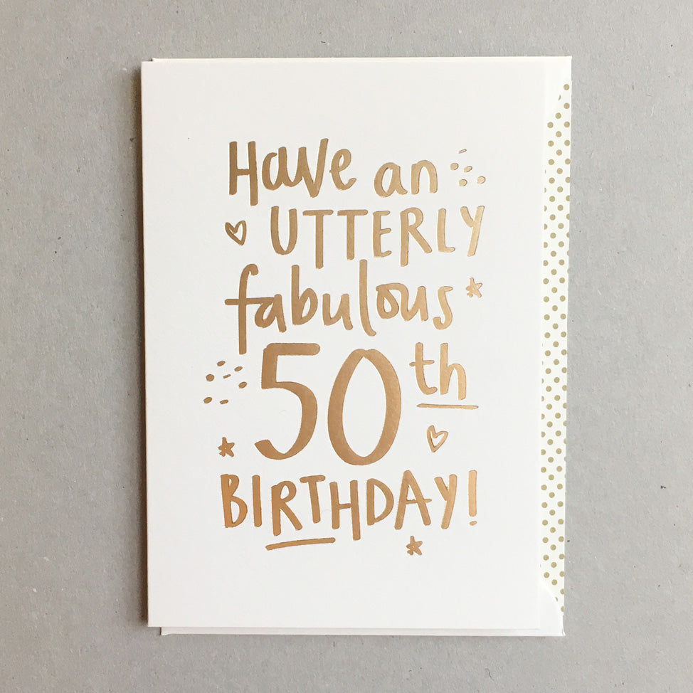 Fabulous 50th Birthday BS50