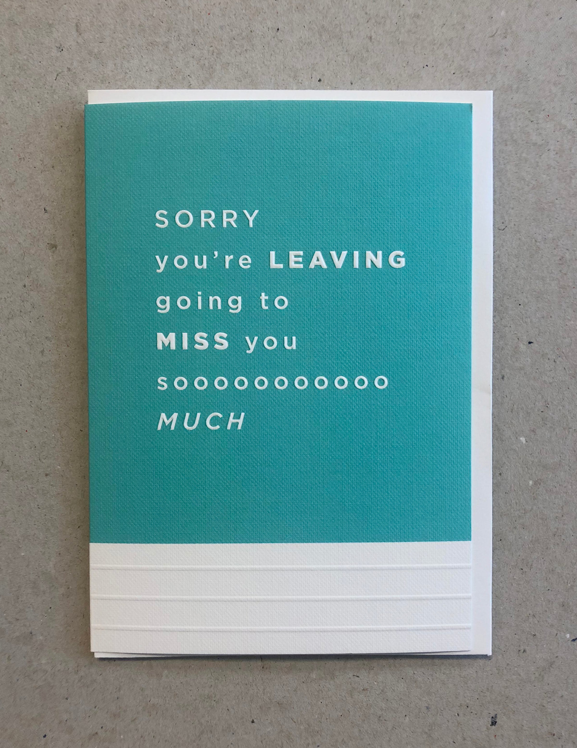 Sorry You're Leaving FRE07