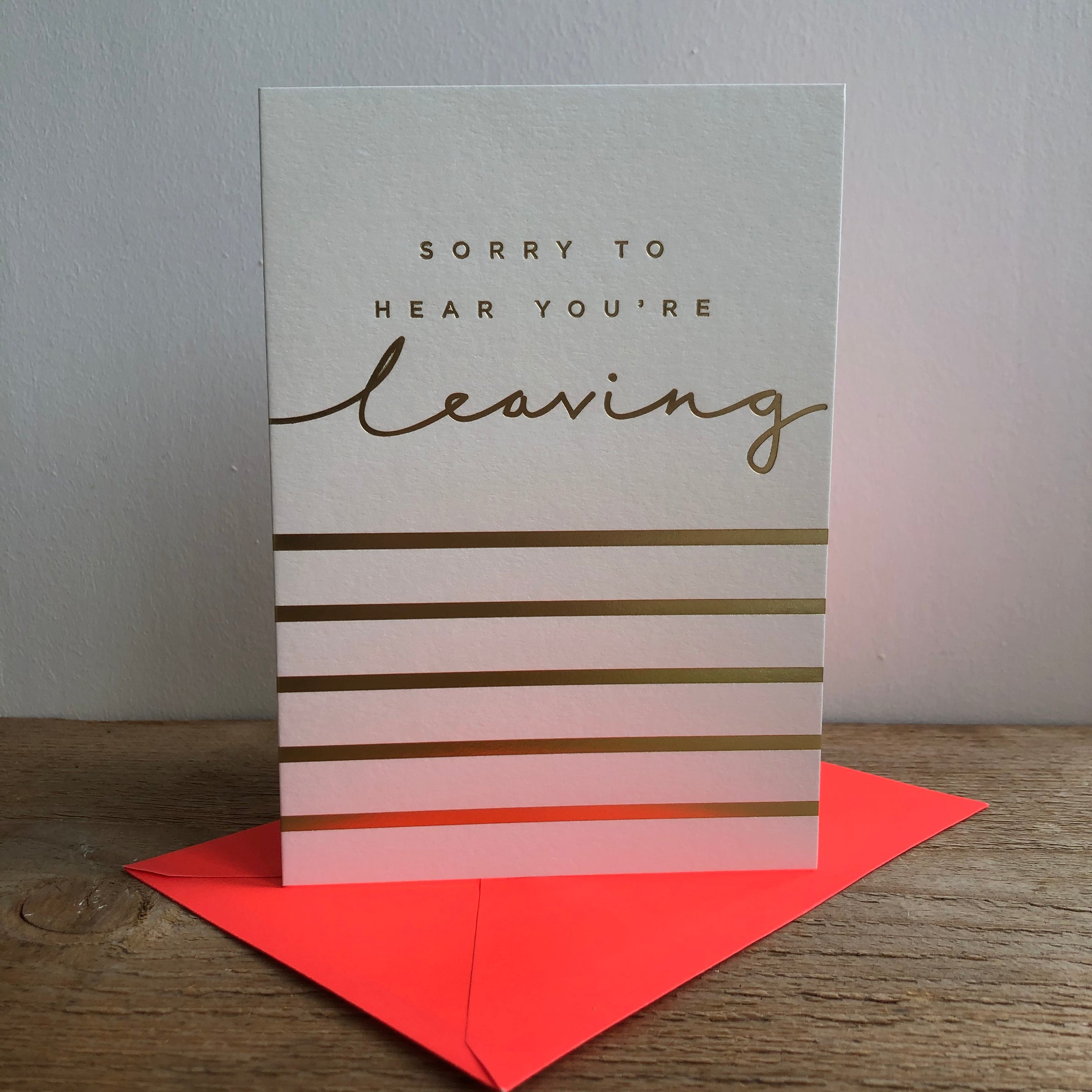 Sorry You're Leaving LQ09