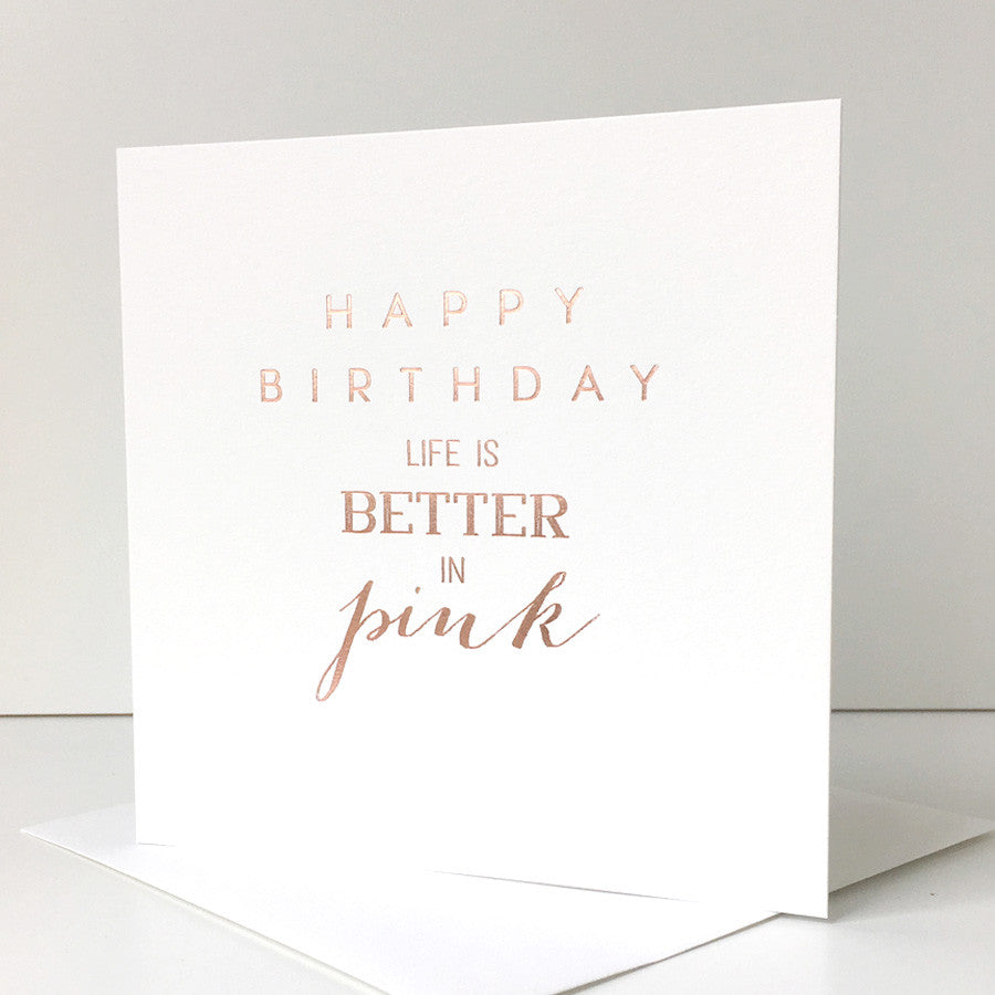Happy Birthday - Pink PC16