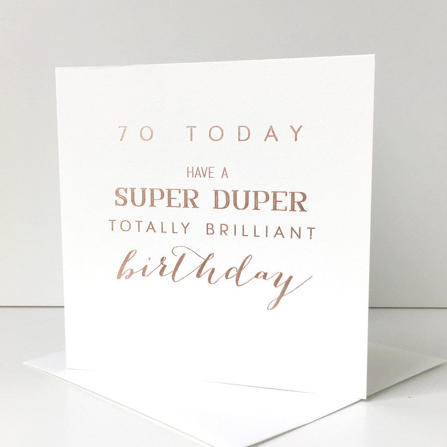 70 Today - Brilliant Birthday PC26