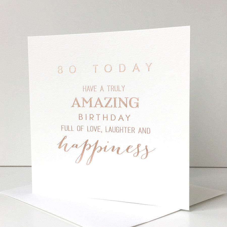 80 Today - Amazing Birthday PC27