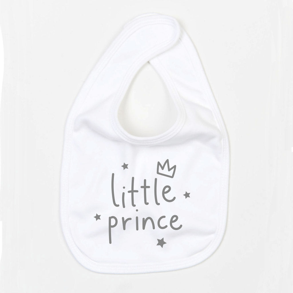 Little Prince Bib - White