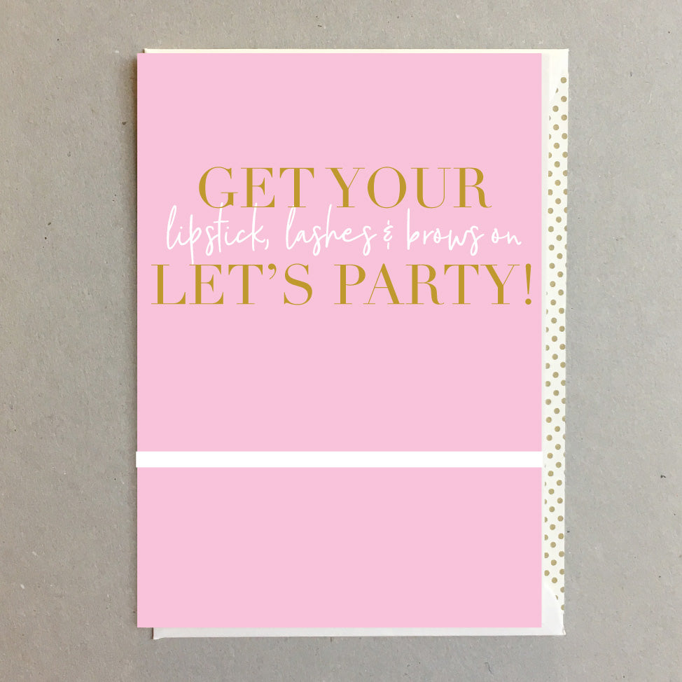 Lipstick, Lashes, Brows, Party YGG17