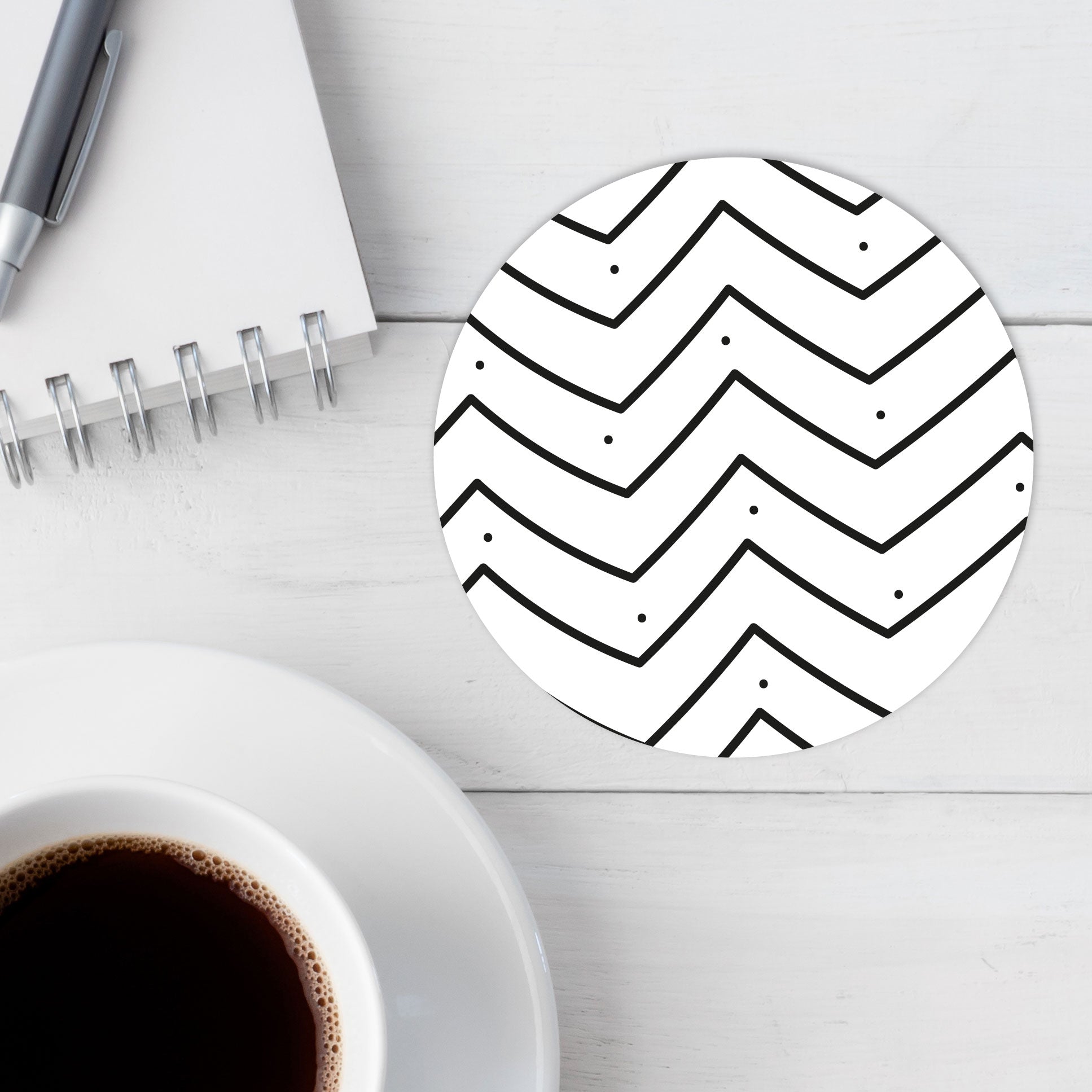 Scandi Coaster - Chevron